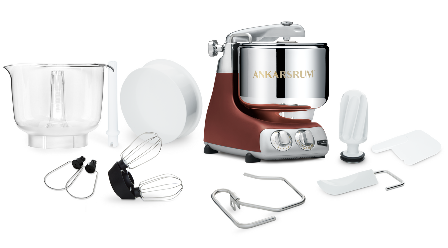 Ankarsrum Assistent Original Stand Mixer - Rustic Maroon